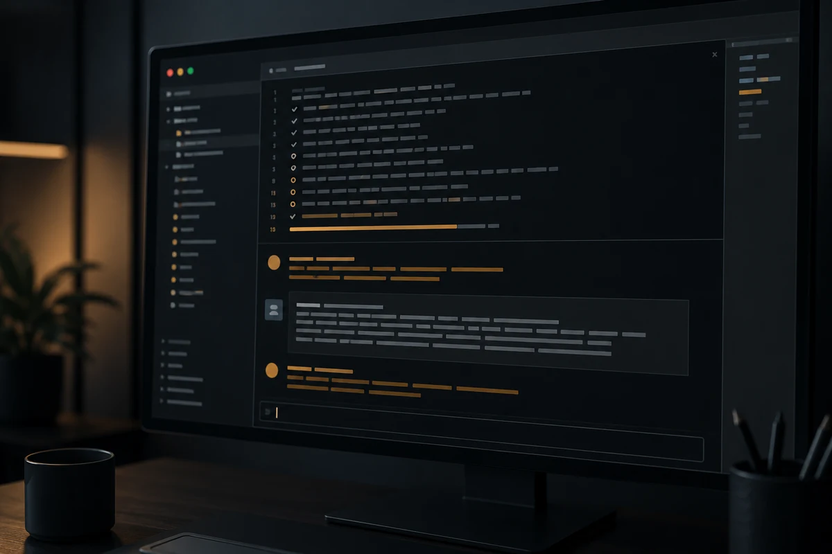 Терминал с командой npm install -g @anthropic-ai/claude-code и примером диалога с Claude Code